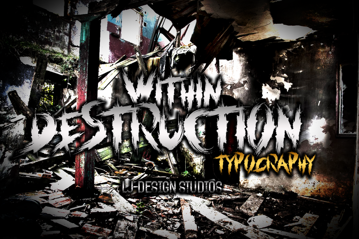 within destruction字体 1