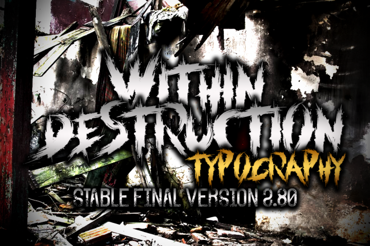 within destruction字体 3