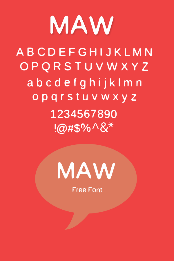 MAW字体 1