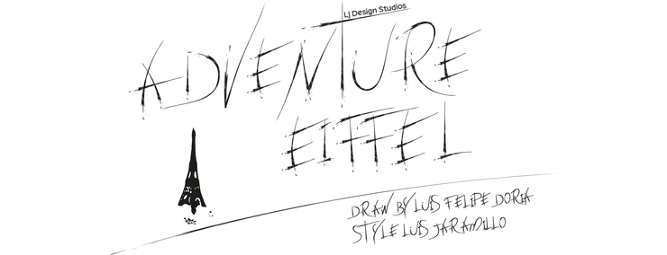 adventure Eiffel字体 3