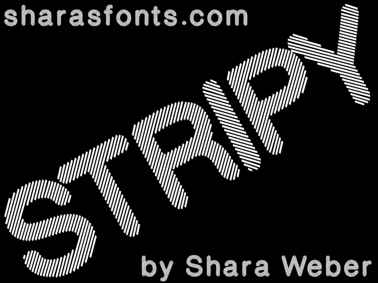 Stripy Reg字体 1