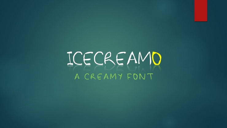Icecreamo字体 1