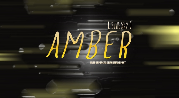 Amber  Blue Sky字体 2