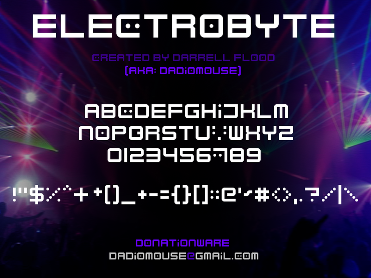 Electrobyte字体 1