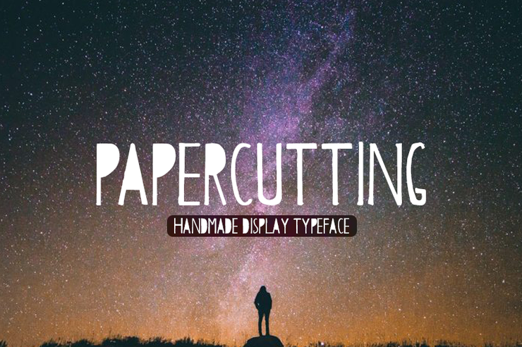Papercutting字体 3