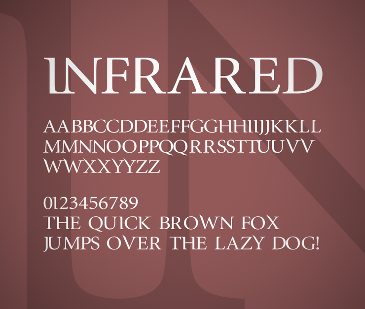 InfraRed字体 1