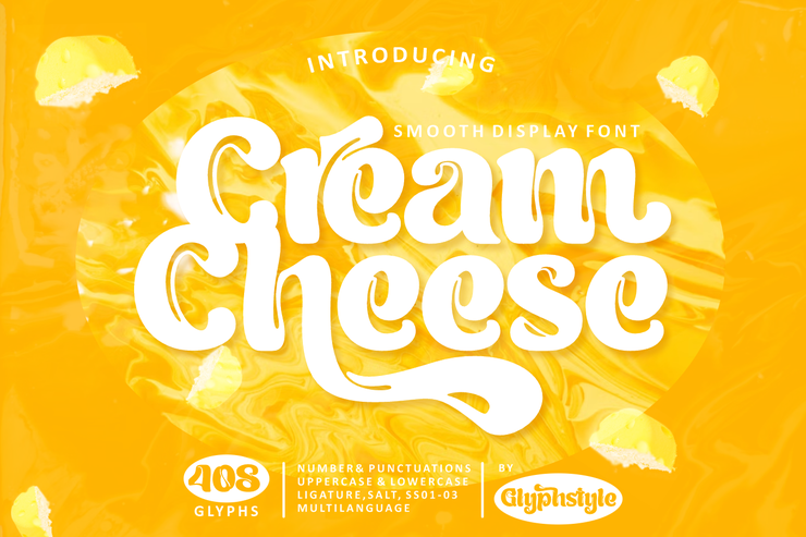 Cream Cheese字体 6