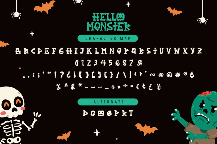 Hello Monster字体 7