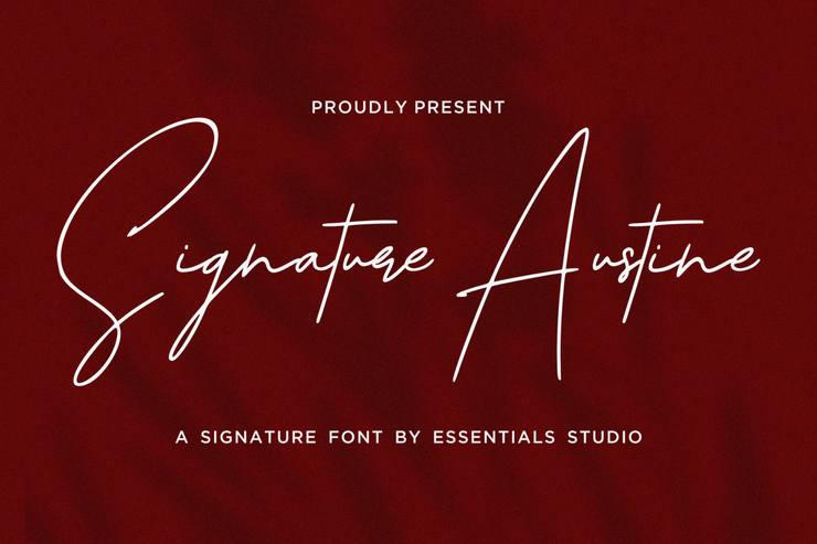 Signature Austine字体 5
