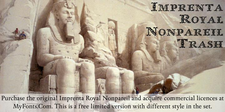 Imprenta Royal Nonpareil字体 1