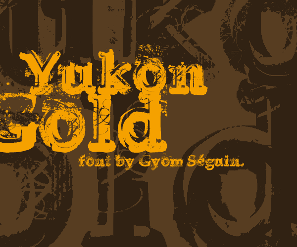 Yukon Gold字体 1