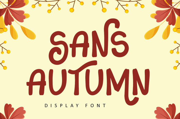 Sans Autumn字体 1