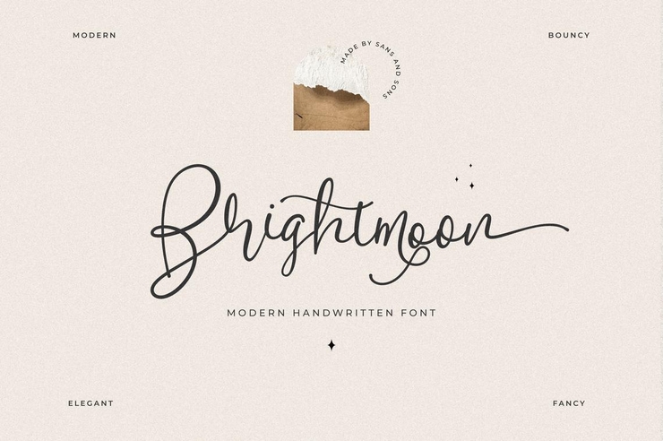 Brightmoon字体 6