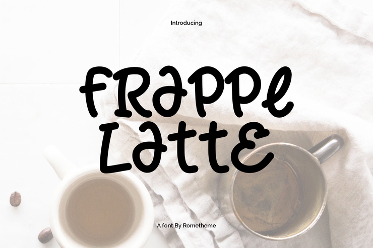 Frappe Latte字体 2