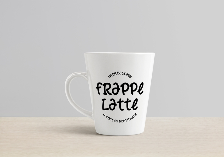 Frappe Latte字体 4