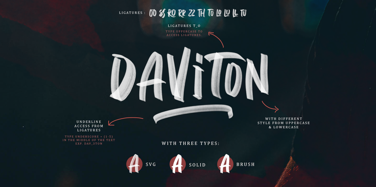 Daviton字体 1