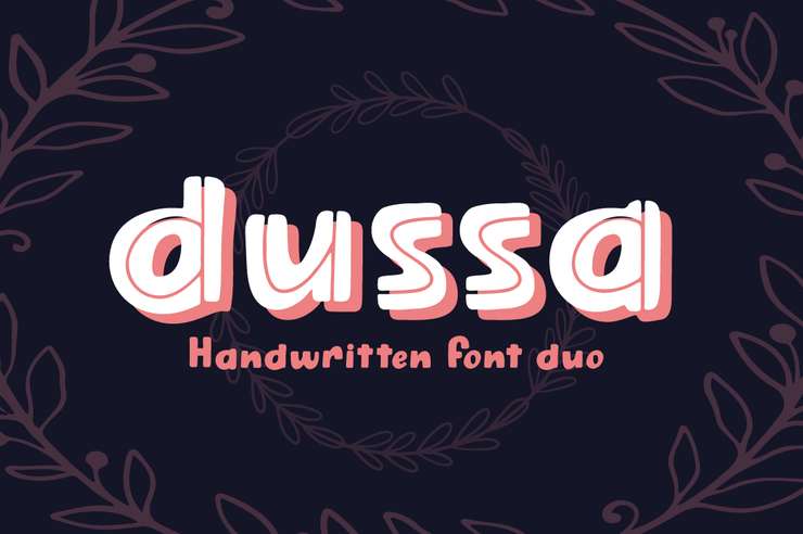 Dussa Display字体 3