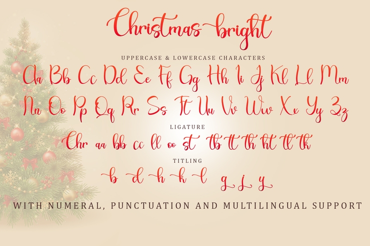 Christmas Bright字体 2