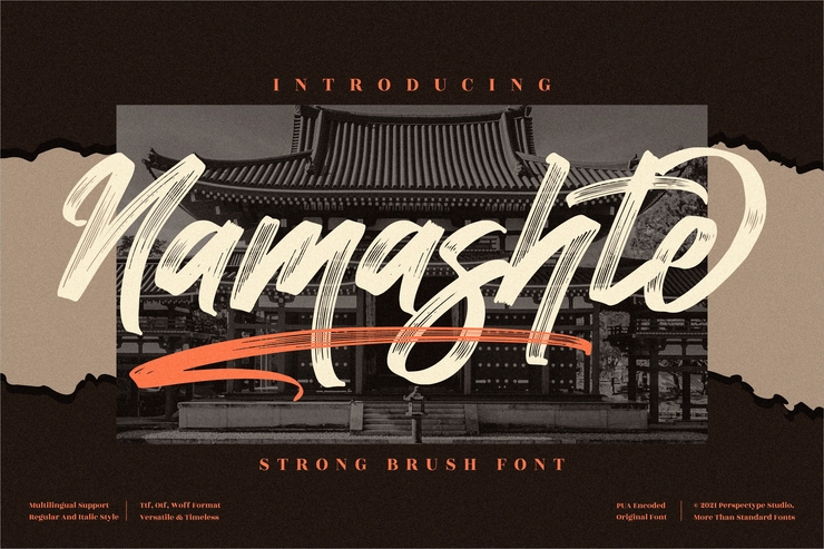 Namashte字体 1