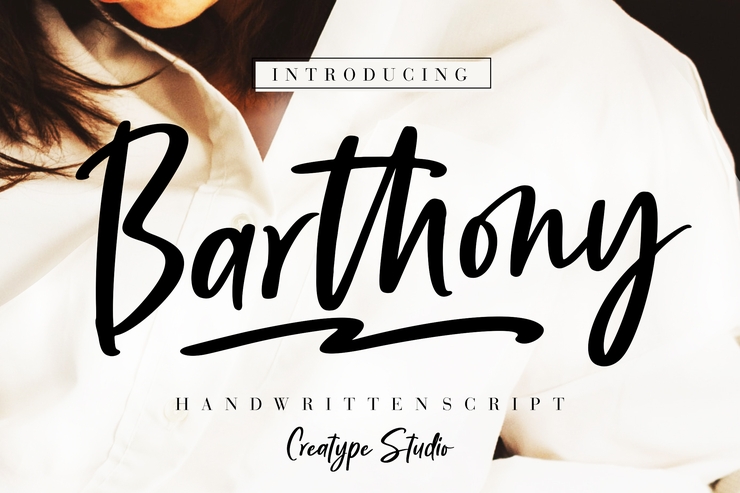 Barthony字体 6