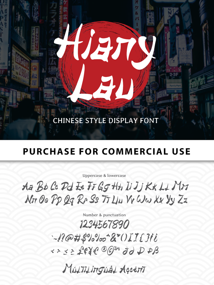 Hiany Lau字体 1