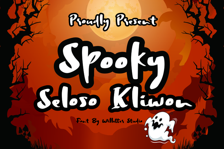 Spooky Seloso Kliwon字体 2