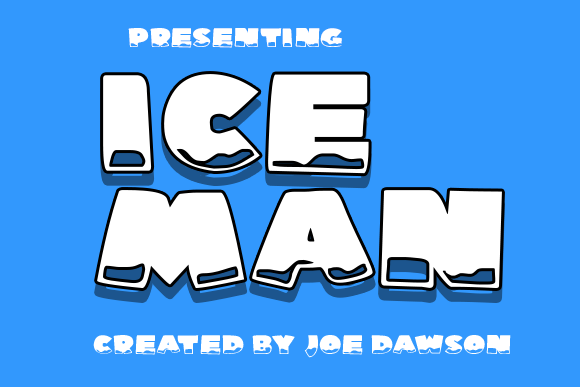 Ice Man字体 1