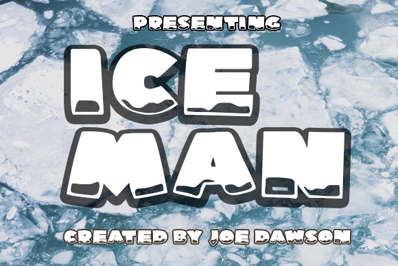 Ice Man字体 3