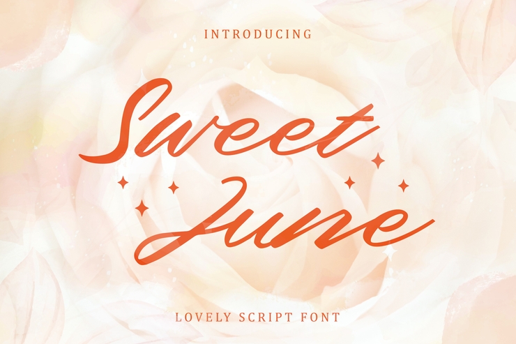 Sweet June Trial字体 5