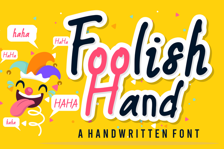 Foolish Hand字体 8