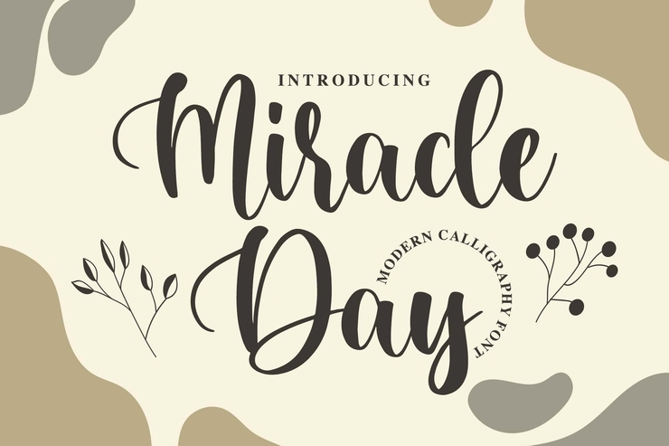 Miracle Day字体 1