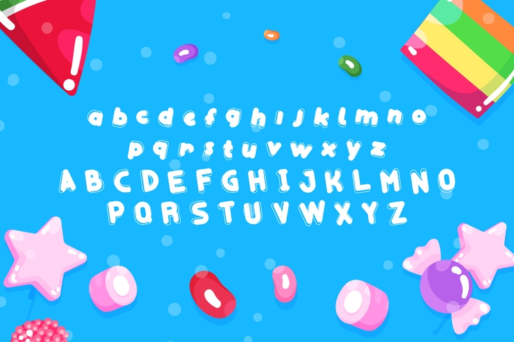 Gummy Candy字体 4