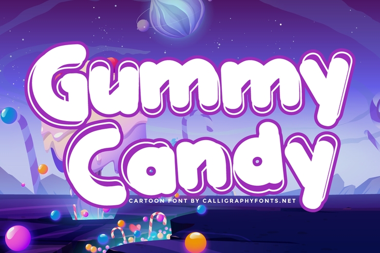 Gummy Candy字体 5