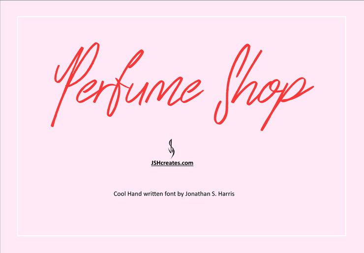 Perfume Shop字体 1