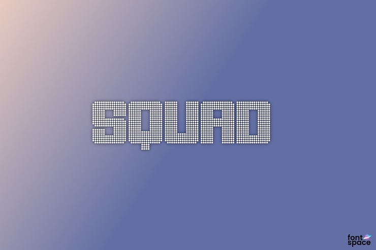 Squad字体 1