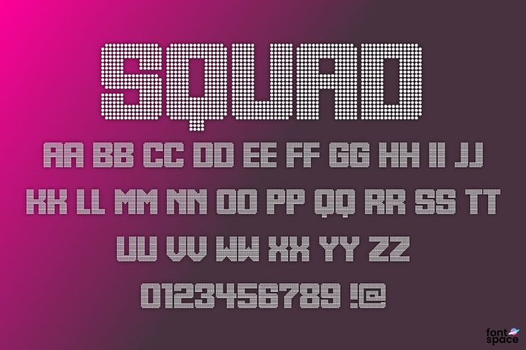 Squad字体 2