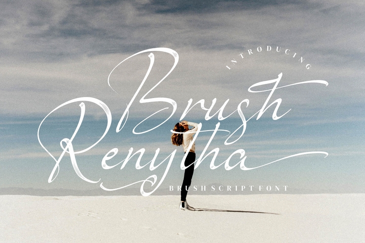 Brush Renytha字体 9