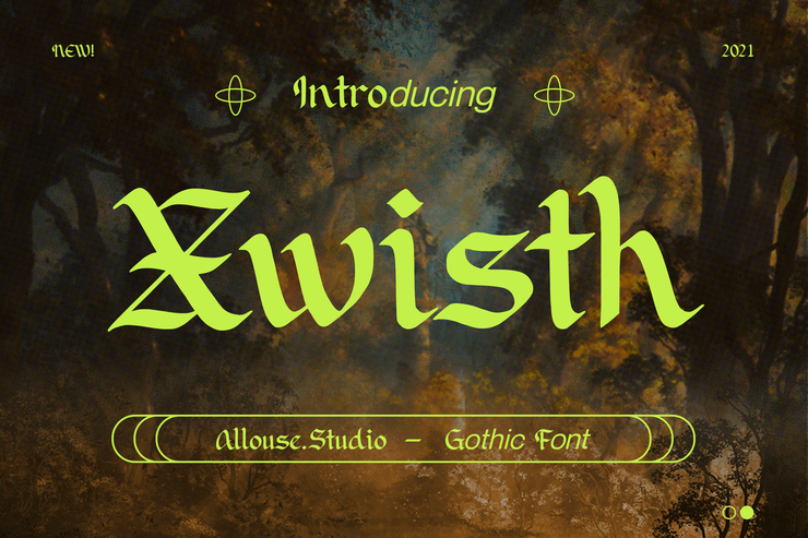Xwisth字体 9