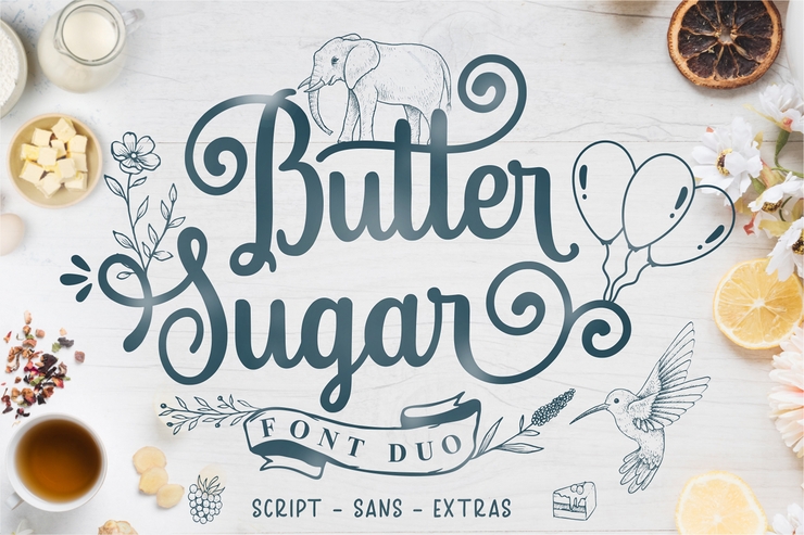 Butter Sugar字体 1
