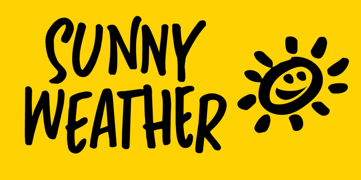 Sunny Weather字体 1