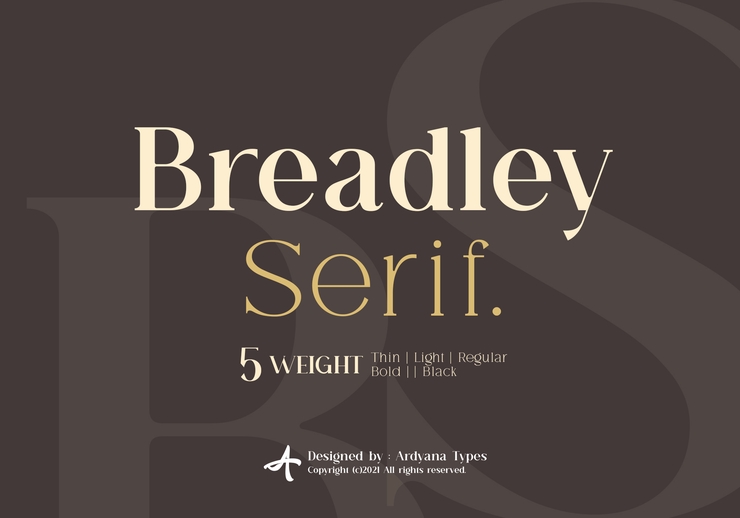 Breadley Serif字体 1