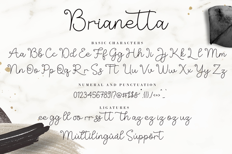 Brianetta字体 2