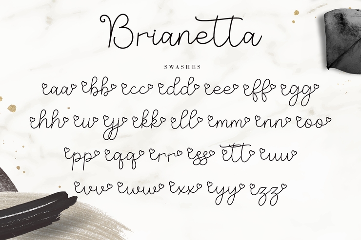 Brianetta字体 8