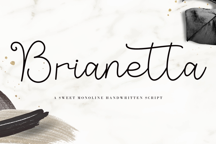 Brianetta字体 9