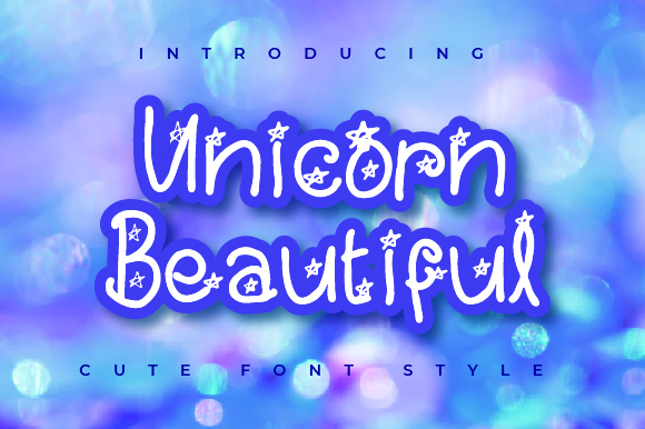 Unicorn Beautifull字体 1