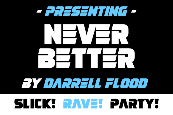 Never Better字体 1