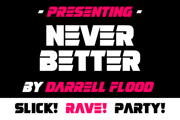 Never Better字体 2