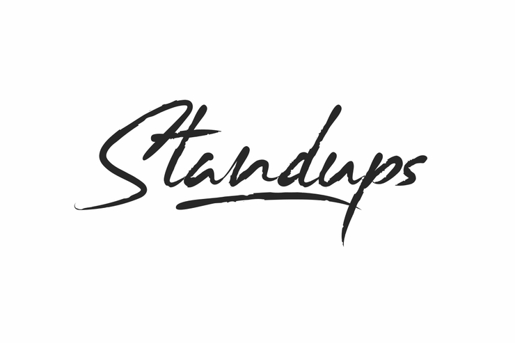 Standups字体 1