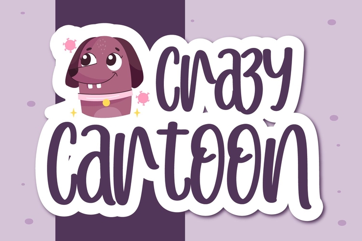 Crazy Cartoon字体 5