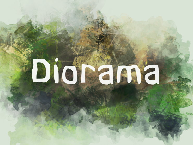 d Diorama字体 1